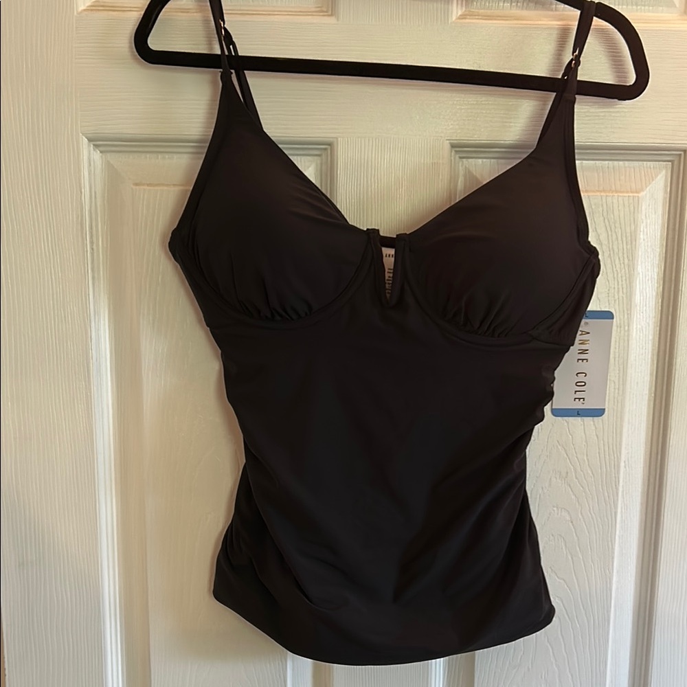 Anne Cole Black Women's Swim Top